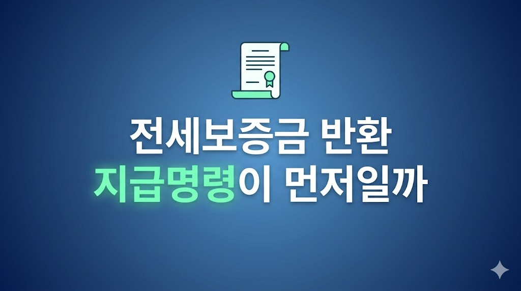 전세보증금 반환 절차를 살펴보는 세입자
